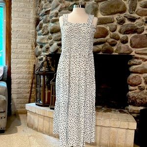 Black and White polka dot summer dress